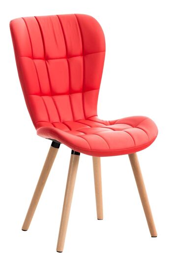 Chaise Colzate Cuir Artificiel Rouge 6x63cm 1