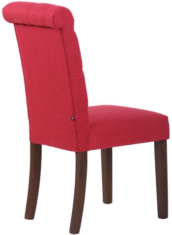 Chaise de salle à manger Belcolle rouge 15x63cm 3