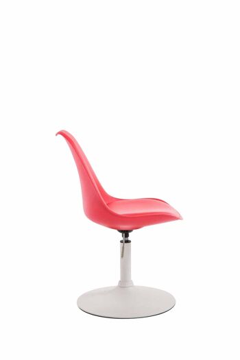 Ciaffante Chaise de Salle à Manger Plastique Rouge 6x57cm 3