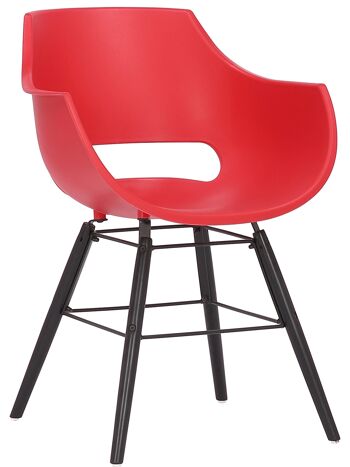 Filettino Chaise Plastique Rouge 6x58cm 1