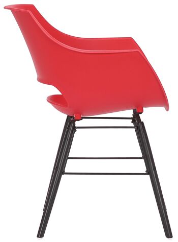 Filettino Chaise Plastique Rouge 6x58cm 2
