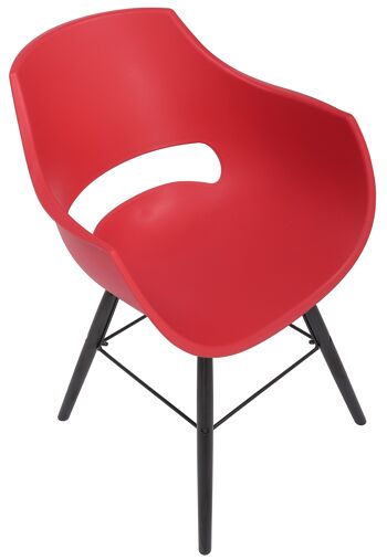 Filettino Chaise Plastique Rouge 6x58cm 4