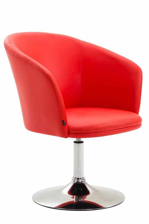 Iatrinoli Fauteuil Kunstleer Rood 10x63cm