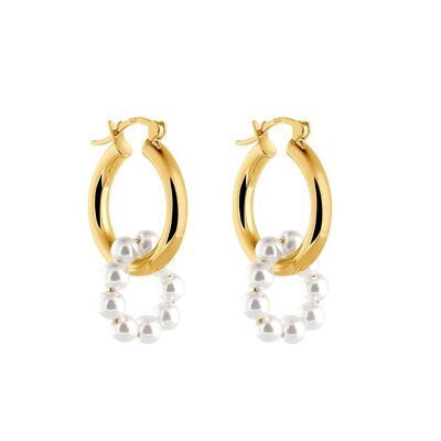 Efia hoop earrings