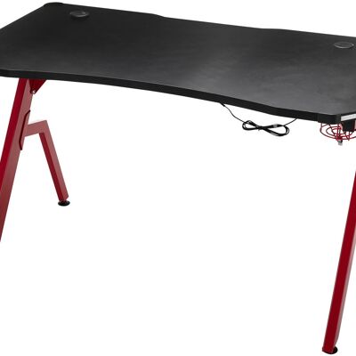 Capoccetta Gaming tafel Rood 22x66cm