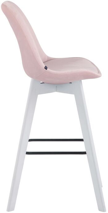 Tabouret Caramanico Velours Rose 7x56cm 2