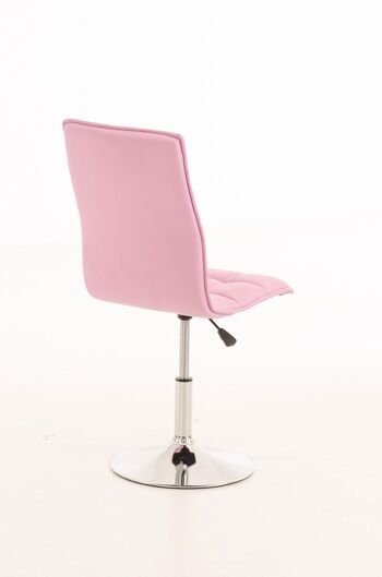 Casamostra Chaise de salle à manger Cuir artificiel Rose 7x56cm 4