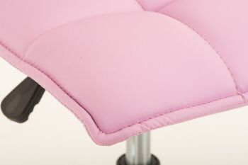 Casamostra Chaise de salle à manger Cuir artificiel Rose 7x56cm 7