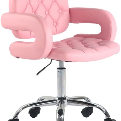 Colliberti Fauteuil Kunstleer Roze 11x55cm