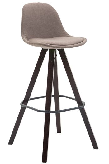 Tabouret de bar Fioranello Tissu Taupe 5x44cm