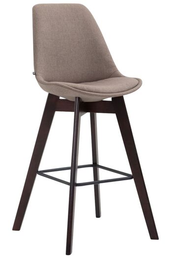 Tabouret Fontecchio Tissu Taupe 7x56cm 1