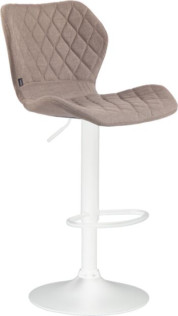 Gurdurello Tabouret de Bar Tissu Taupe 7x51cm 1