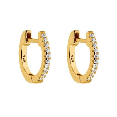 Zena hoop earrings