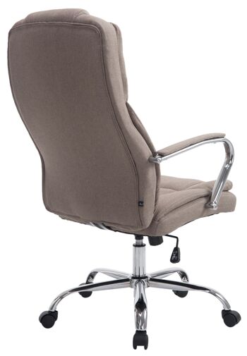 Migliarese Chaise de bureau Tissu Taupe 17x70cm 3