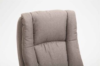 Montalcide Chaise de bureau Tissu Taupe 15x70cm 5