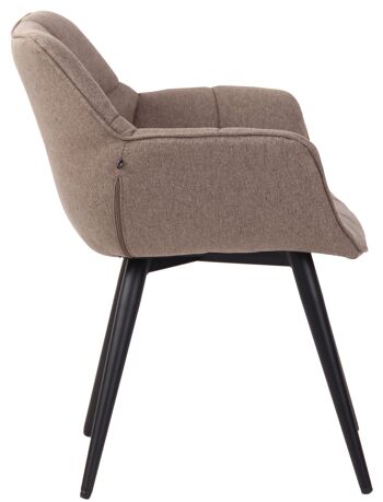 Piantedosi Chaise de salle à manger Taupe 7x60cm 3