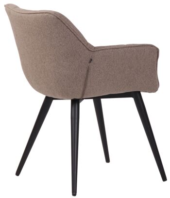 Piantedosi Chaise de salle à manger Taupe 7x60cm 4