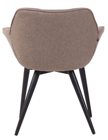 Piantedosi Chaise de salle à manger Taupe 7x60cm 5