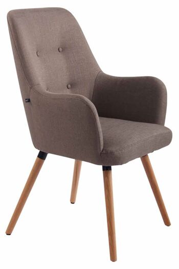 Fauteuil Rizzacorno Tissu Taupe 9x63cm 1