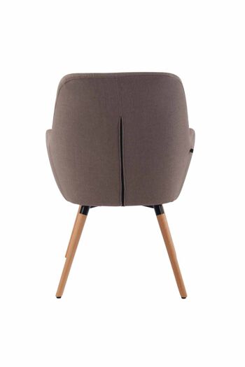 Fauteuil Rizzacorno Tissu Taupe 9x63cm 5