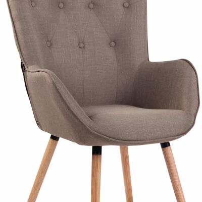 Roccasalli Fauteuil Stof Taupe 10x73cm