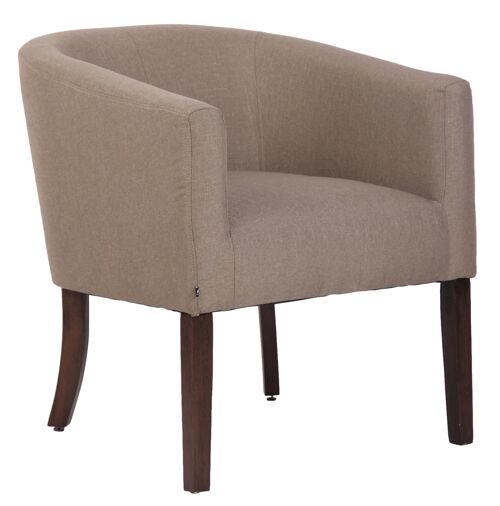Ruscitelli Fauteuil Stof Taupe 10x70cm