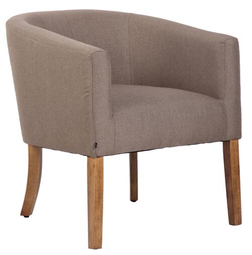 Russellina Fauteuil Stof Taupe 10x70cm