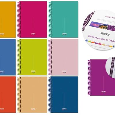 CUADERNO A5 PP MEDITERRANEO 80 HOJAS