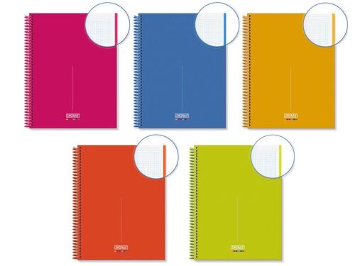 CUADERNO MEDITERRÁNEO A4. 80 HOJAS SOFT SURTIDO II