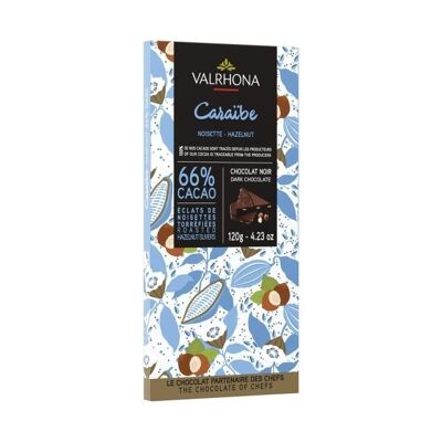 TABLETS. 120gr Haselnuss karibisch, VALRHONA