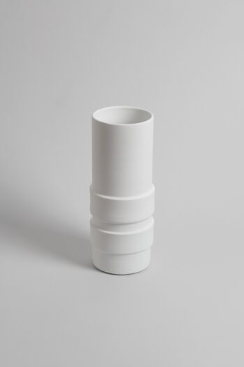 Vase blanc symétrique - 02 6