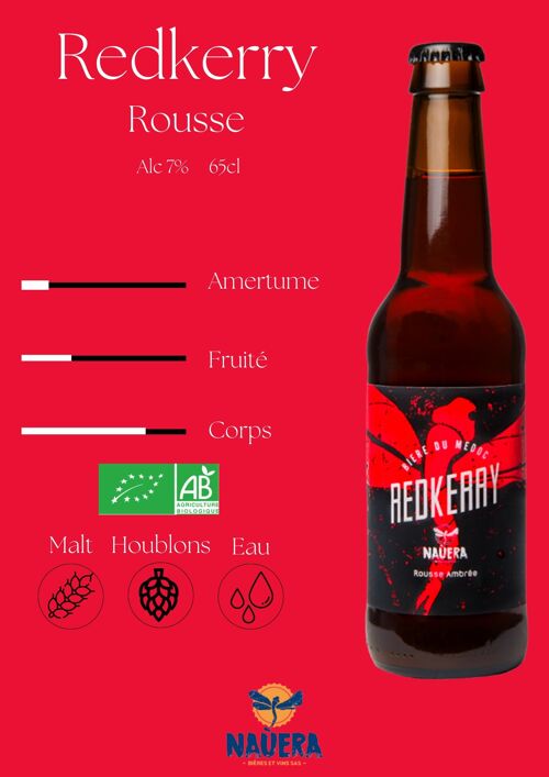 BIERE ROUSSE BIO REDKERRY 65 CL
