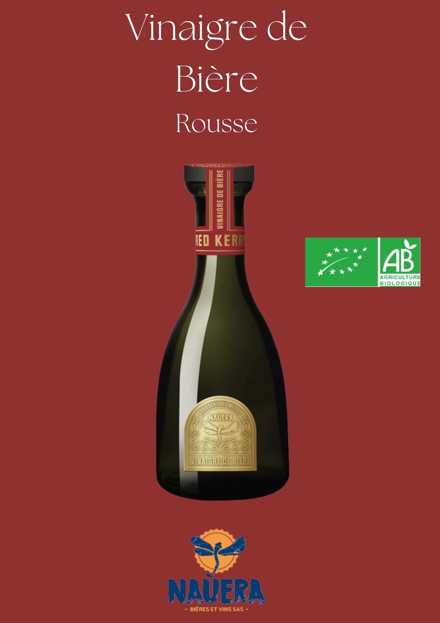 ACETO DI BIRRA ROSSO BIOLOGICO 25 CL