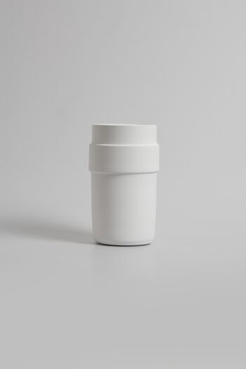 Vase blanc symétrique - 03 5