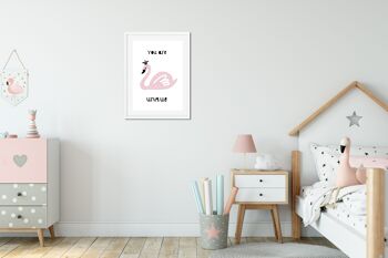 Affiche | Rose | Swan | A4 2