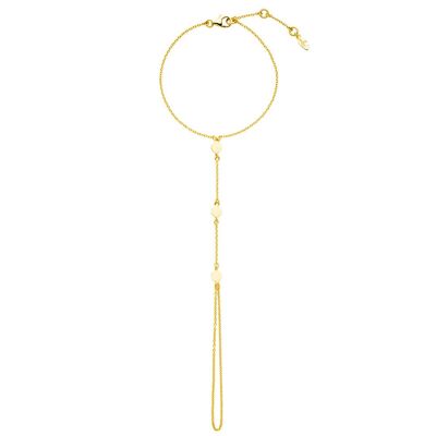 Hand Chain Platelet, 18K yellow gold plated