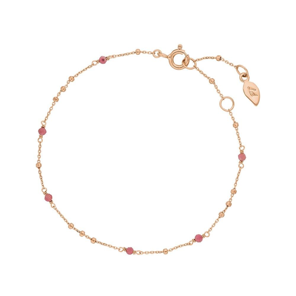 Bracciale Gems Volanti, Rodonite, Placcato Oro Rosa 18K