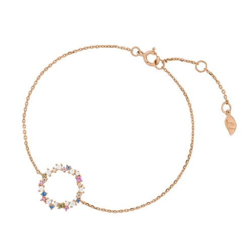 Armkette CANDY, 18 K Rosegold vergoldet