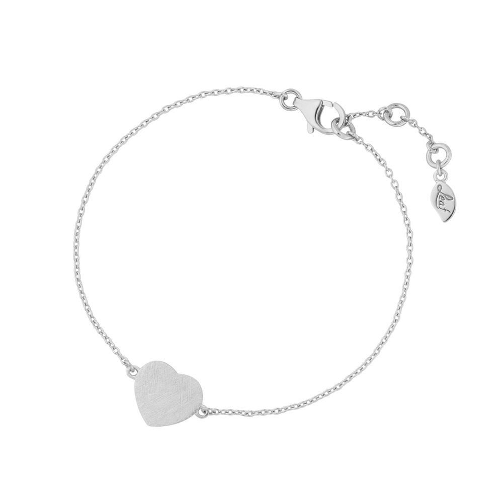Bracciale Heart-Disc, opaco, argento sterling 925