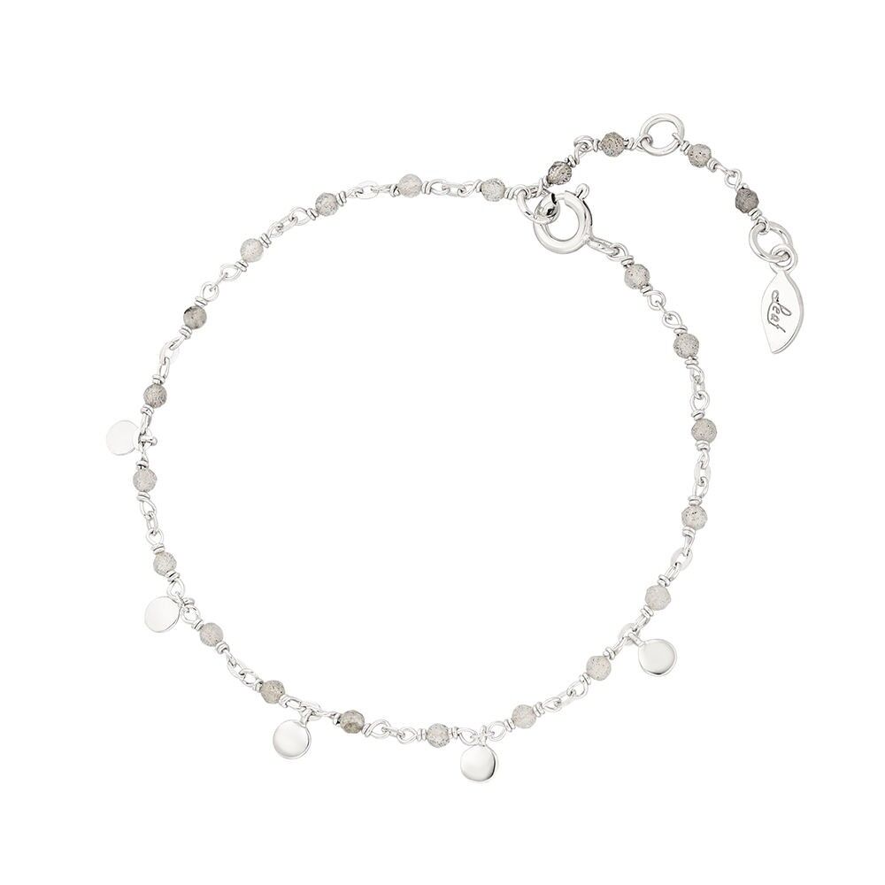 Pulsera arcoíris, labradorita, plata de ley 925
