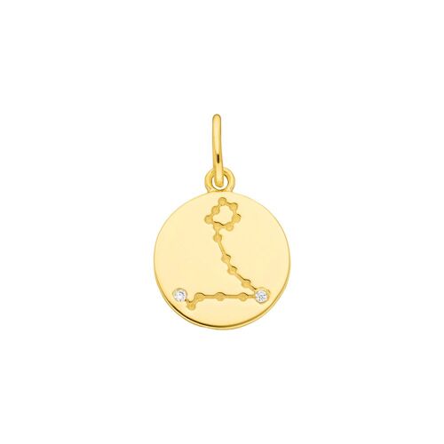 Fische ZODIAC SIGN, 18 K Gelbgold vergoldet