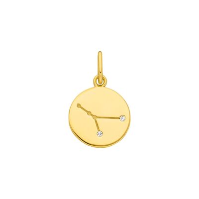 Cancer ZODIAC SIGN, 18K yellow gold plated