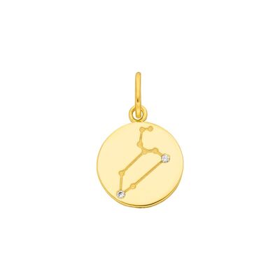 Lion ZODIAC SIGN, 18K yellow gold plated