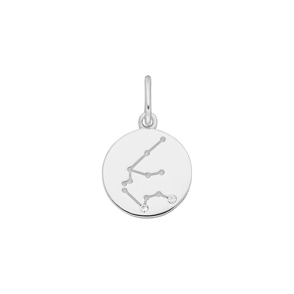 Aquarius ZODIAC SIGN, 925 Sterling Silver