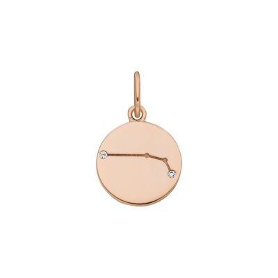 Aries ZODIAC SIGN, 18K Rose Gold Plated