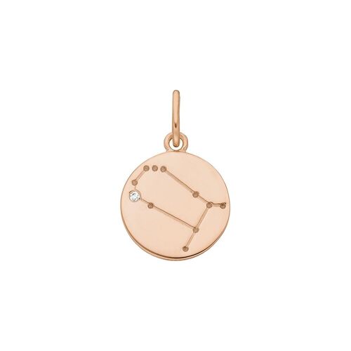 Zwillinge ZODIAC SIGN, 18 K Rosegold vergoldet