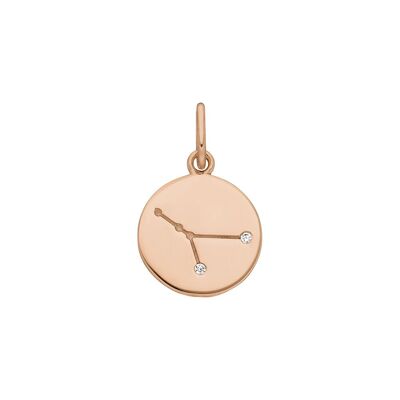 Cancer ZODIAC SIGN, 18k rose gold plated