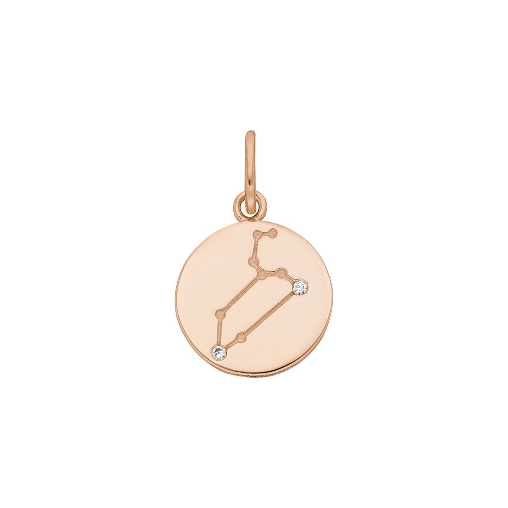 SEGNO ZODIACALE, placcato oro rosa 18 carati