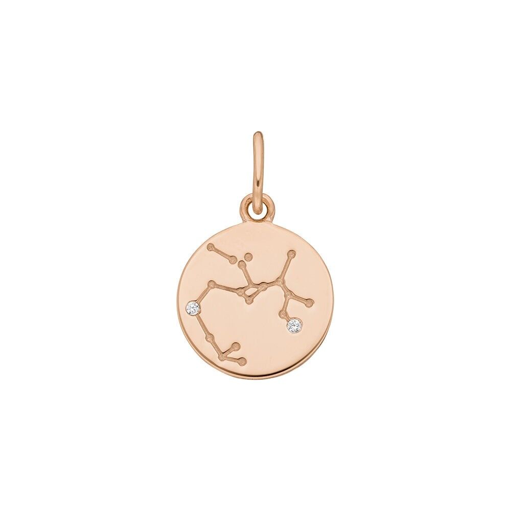 SEGNO ZODIACALE Sagittario, placcato oro rosa 18 carati