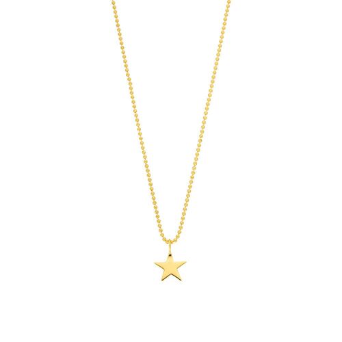 Halskette STAR, 14 K Gelbgold